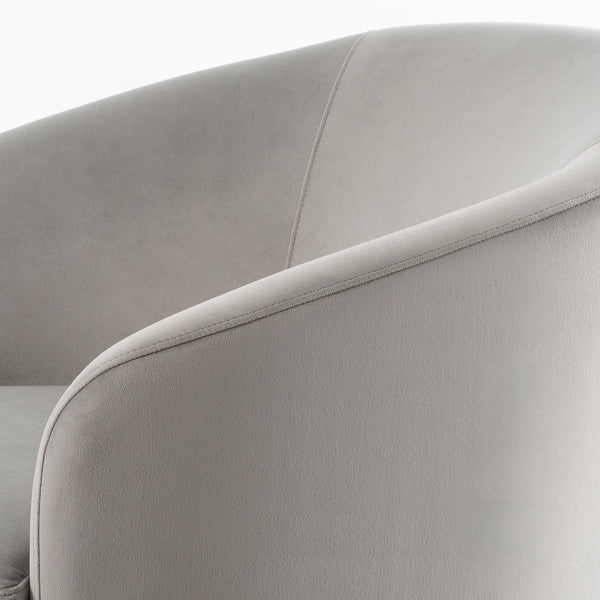Melville Swivel Chair - Dove Grey