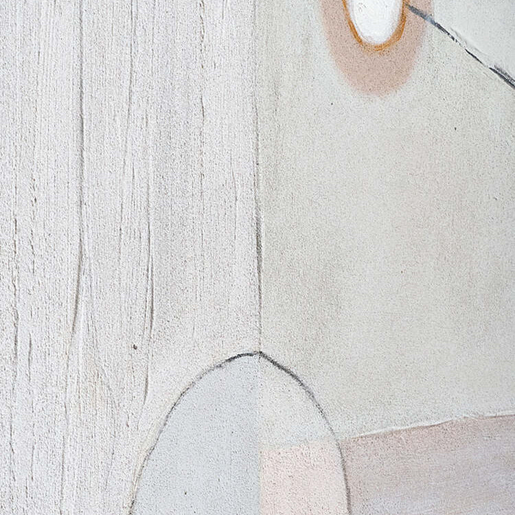 Muted Duet Two - Hand-Painted Wall Art