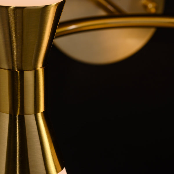 Camille Double Wall Light Brass