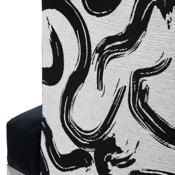 Suki Dining Chair – Brushed Stainless Steel Base