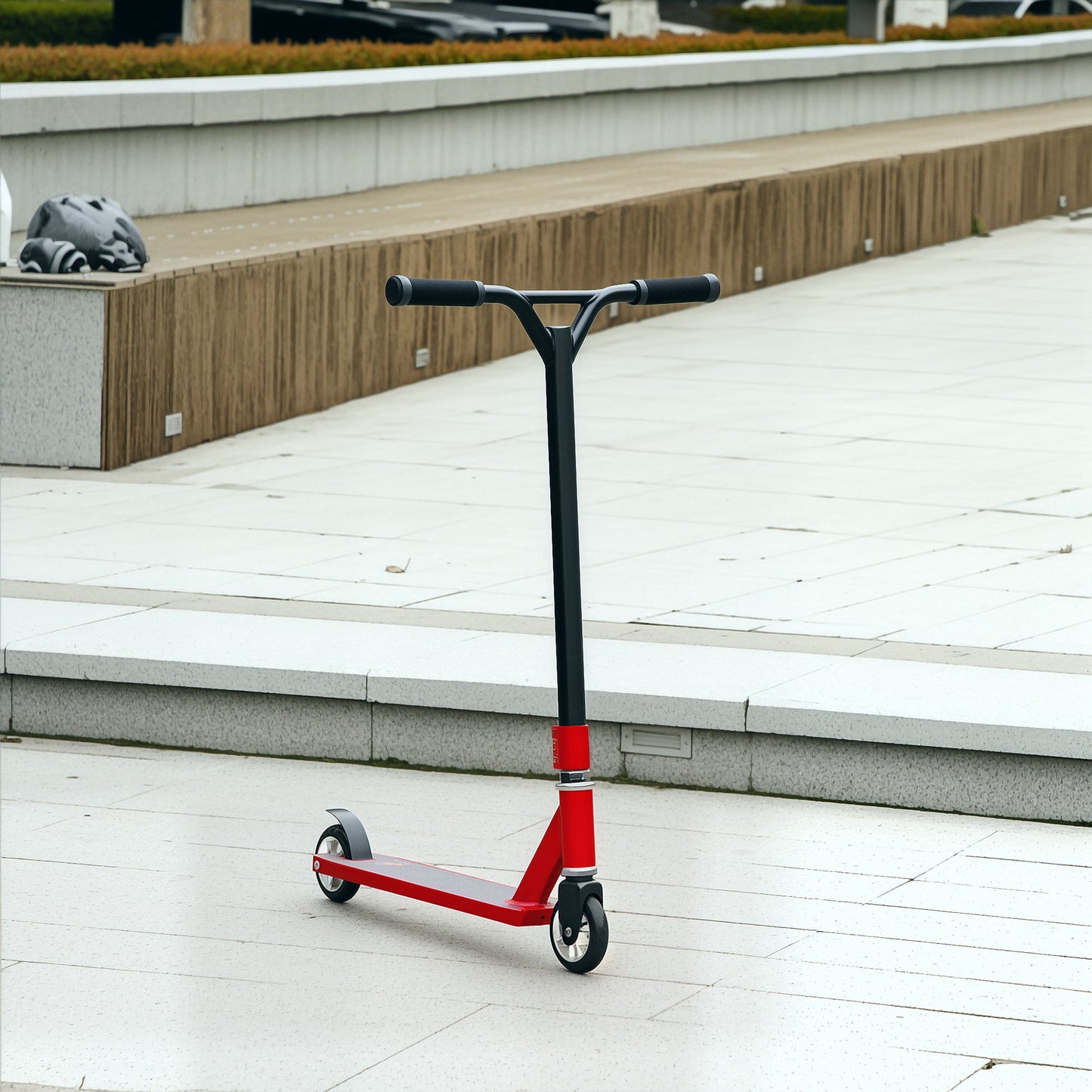 Stunt Scooter Entry Level Tricks Scooter for 14+ Beginners, Red