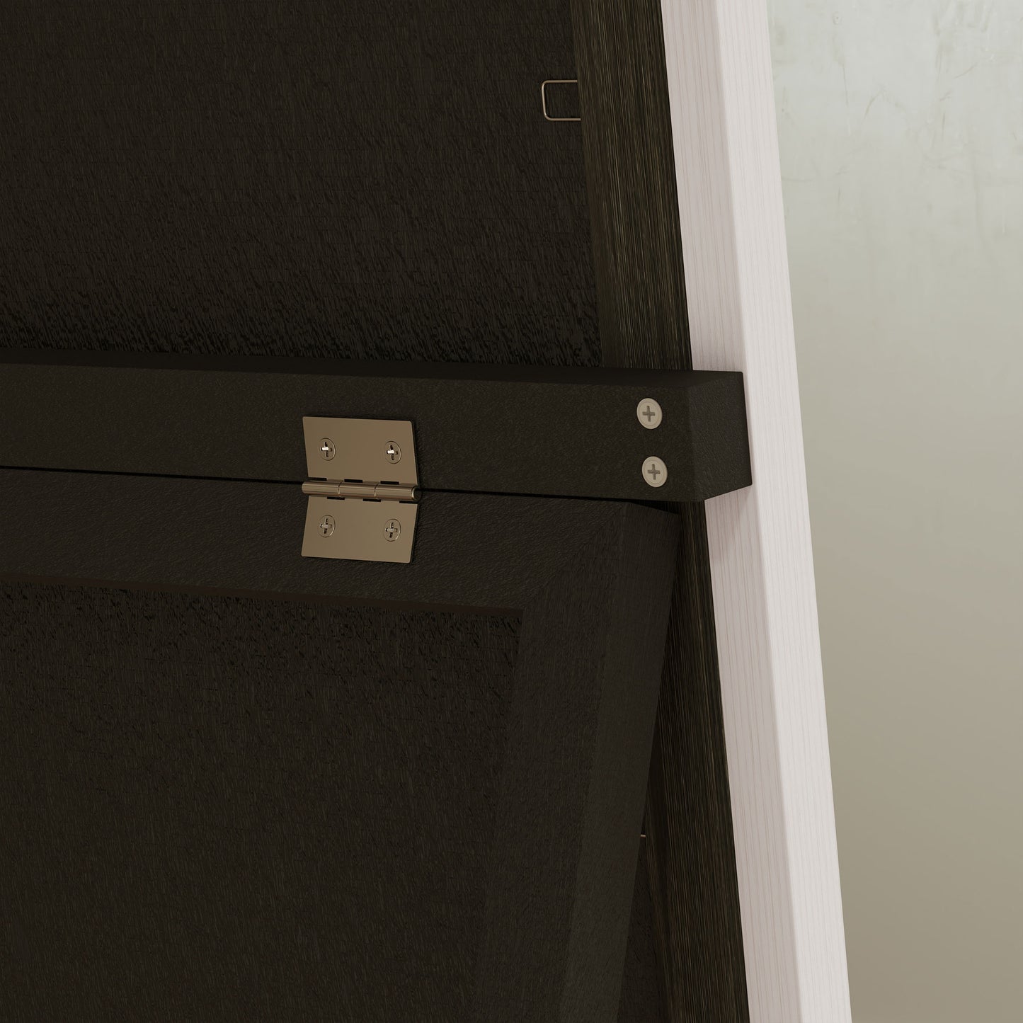 Full Length Mirror, Standing Leaning Wall, 163 x 53 cm, Grey