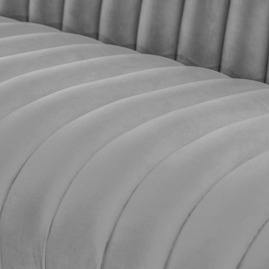 Metz Two Seat Sofa - Dove Grey