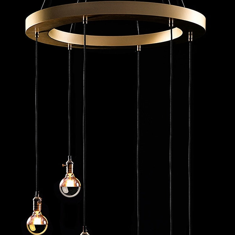 Barrington Chandelier Brass
