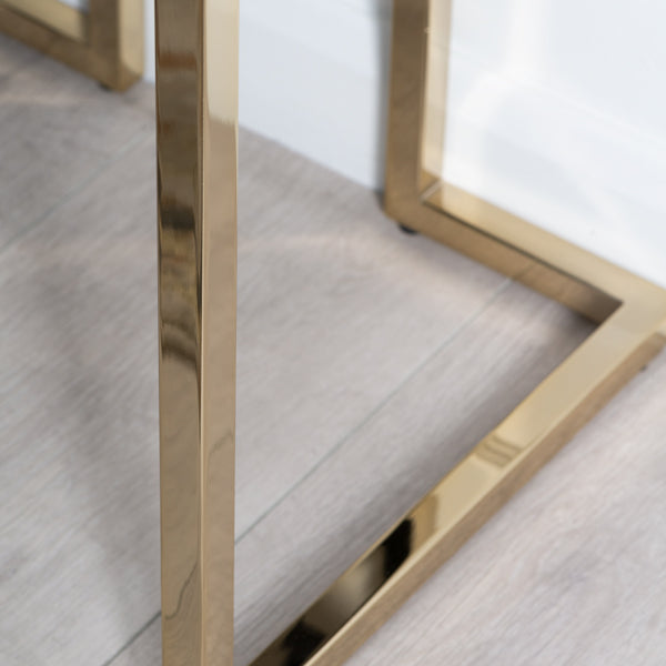 Lorenzo Mirrored Console Table