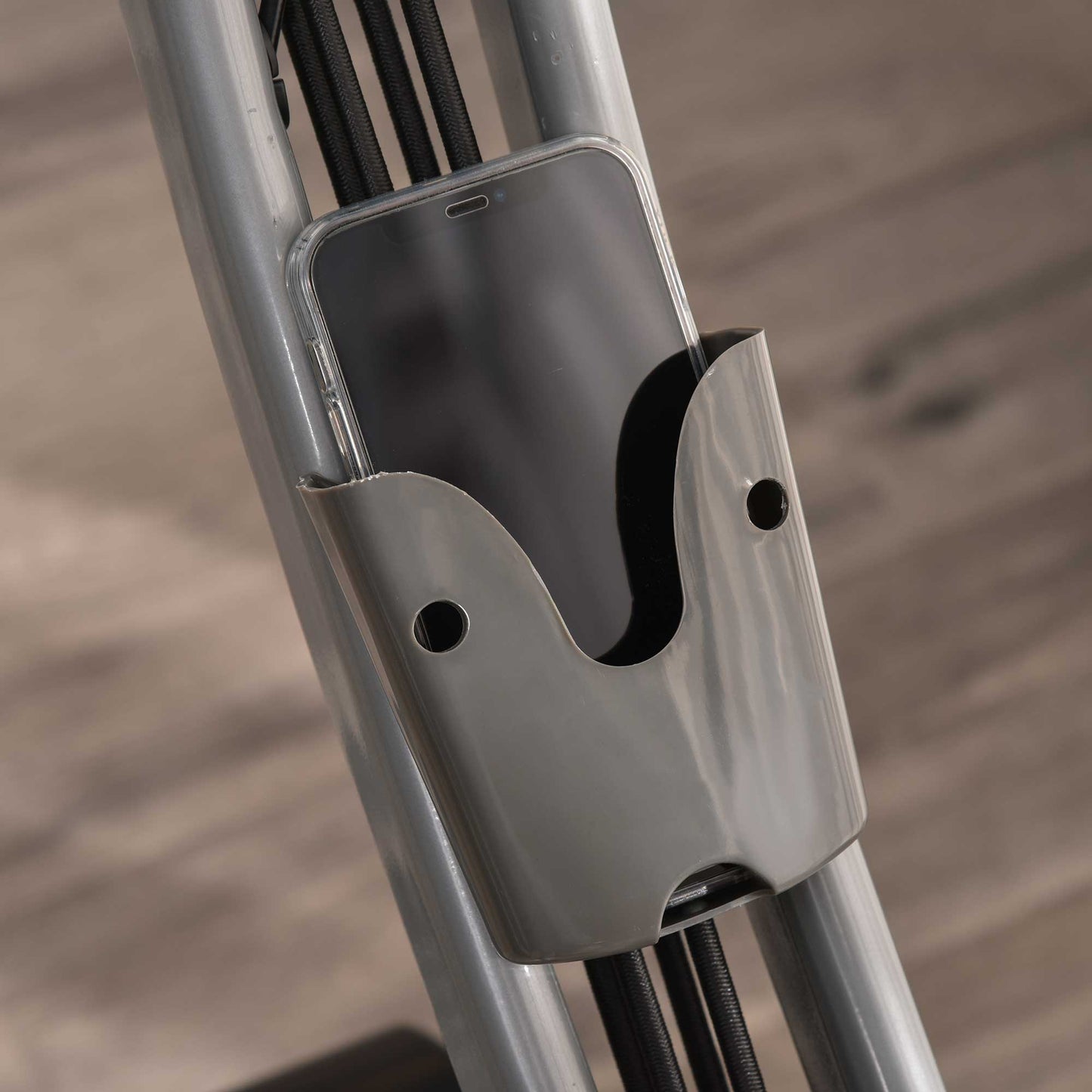 2-In-1 Folding Exercise Bike with 8-Level Magnetic Resistance Grey