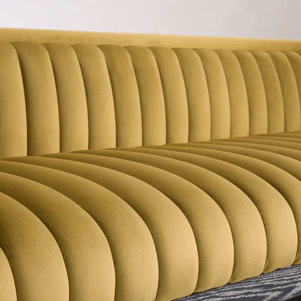 Metz Three Seater Sofa - Olive