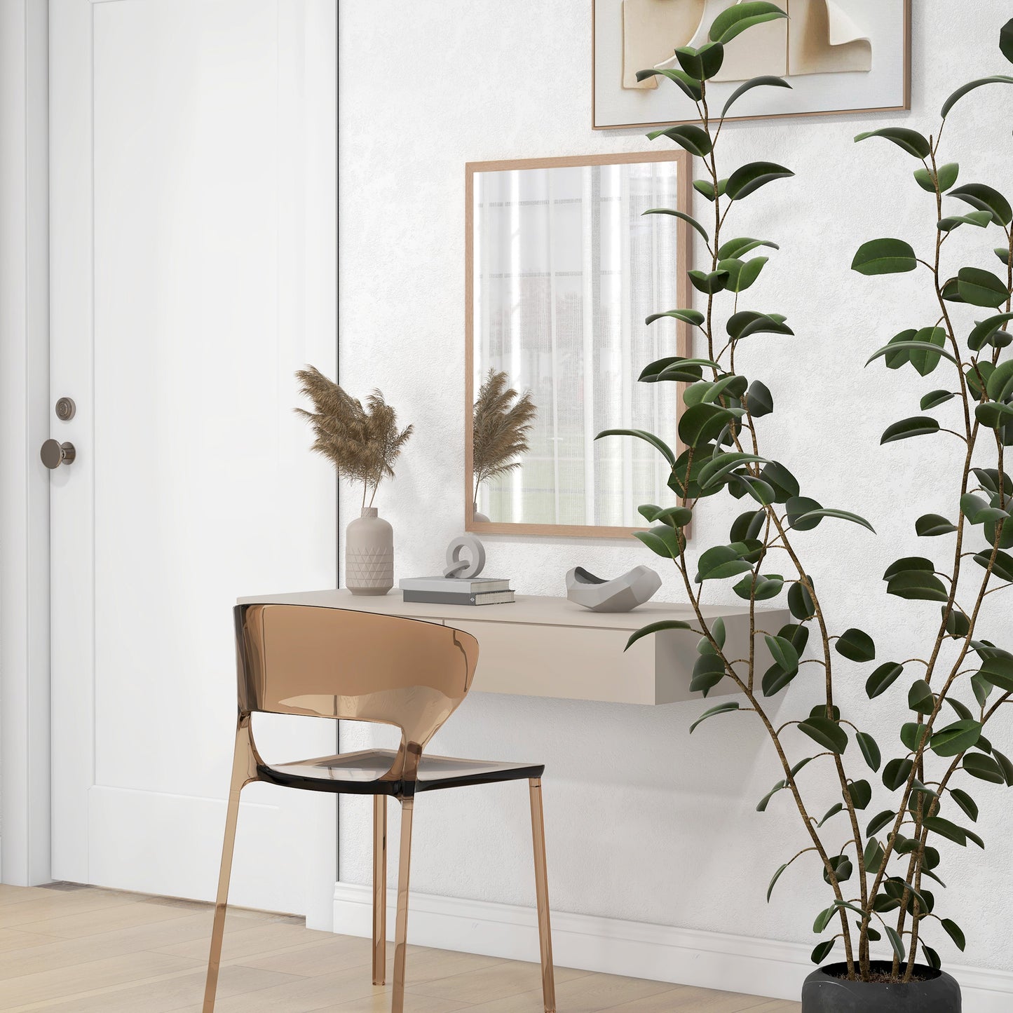 70x50cm Wall Bathroom Mirror for Home Decor, Vanity Mirror