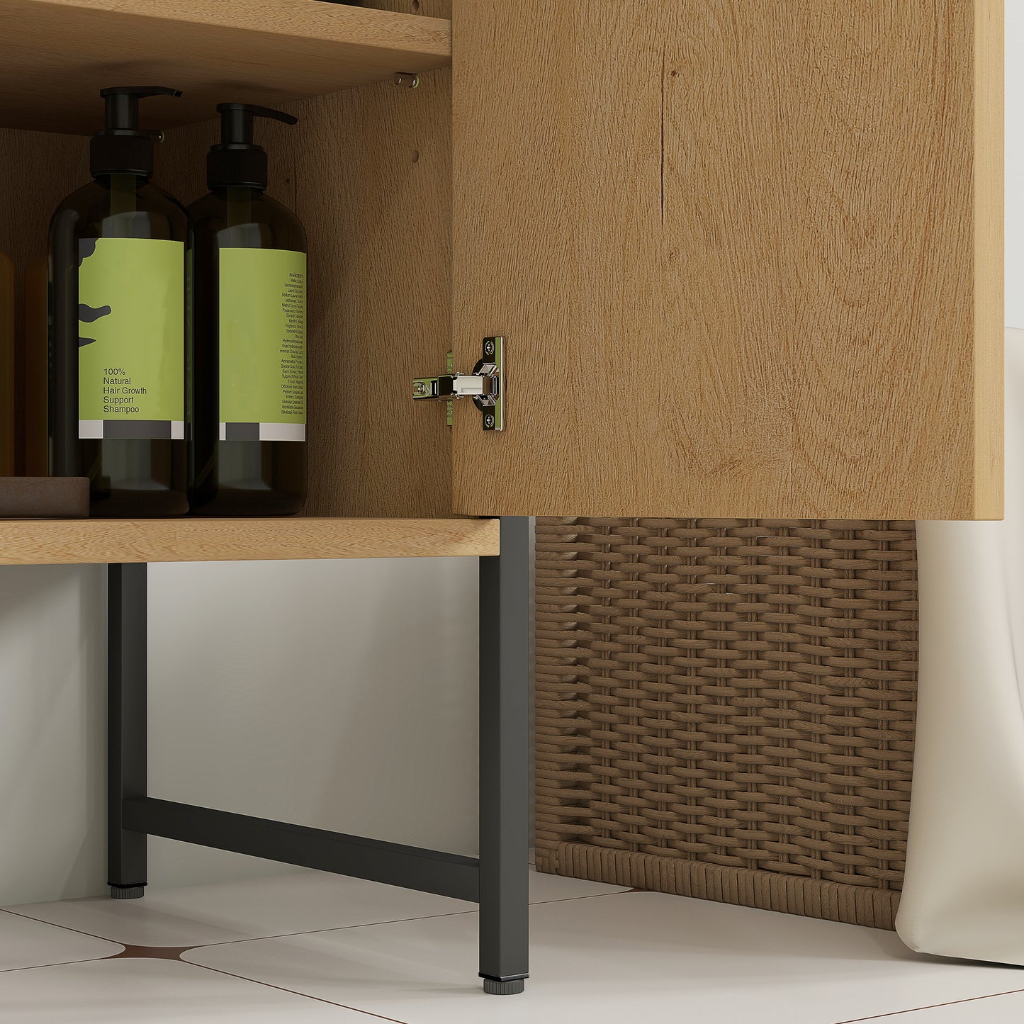 Bathroom Under Sink Cabinet for Basin without or with Pedestal Nature