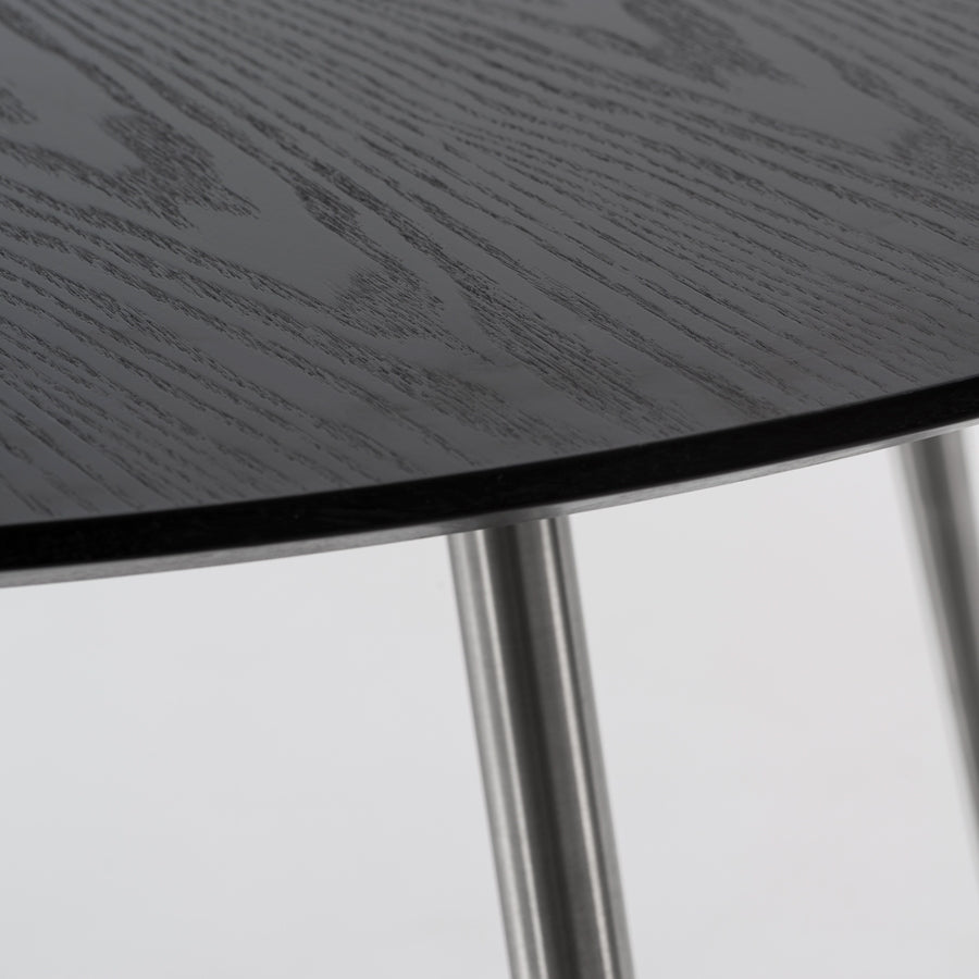 Mason Dining Table – Brushed Silver Legs