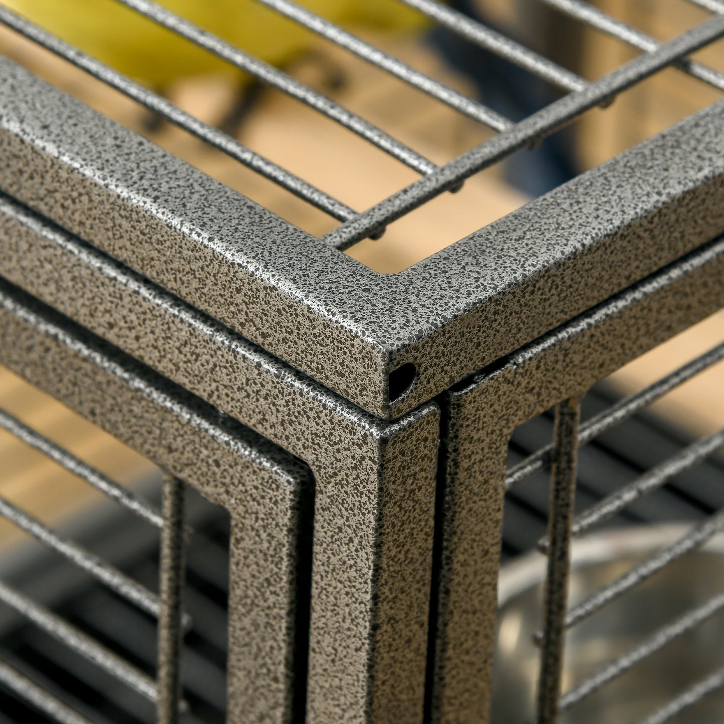 Parrot Cage, Travel Carry Pet Bird Cage Cockatiel w/ Metal Handle