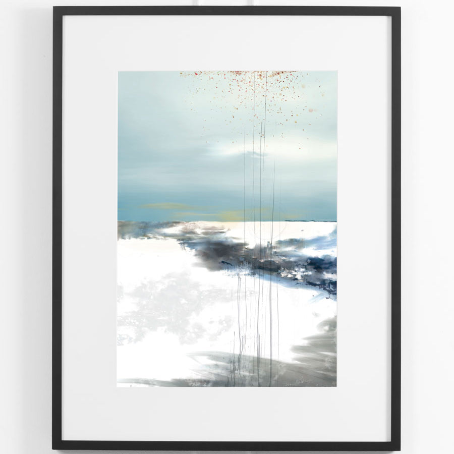 Whale Cove No.3 Wall Art - Black Frame