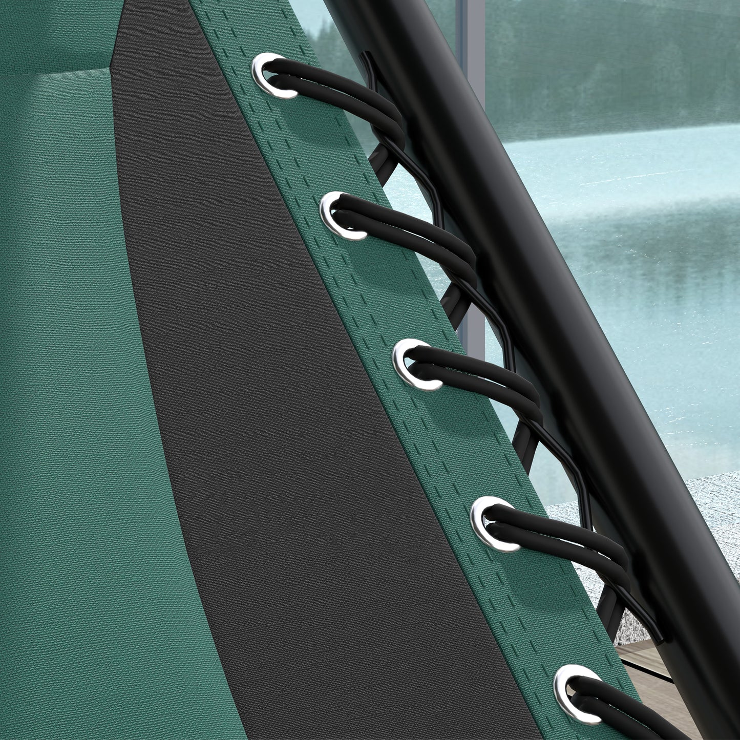 Zero Gravity Lounger Chair, Folding Reclining Chair, Green