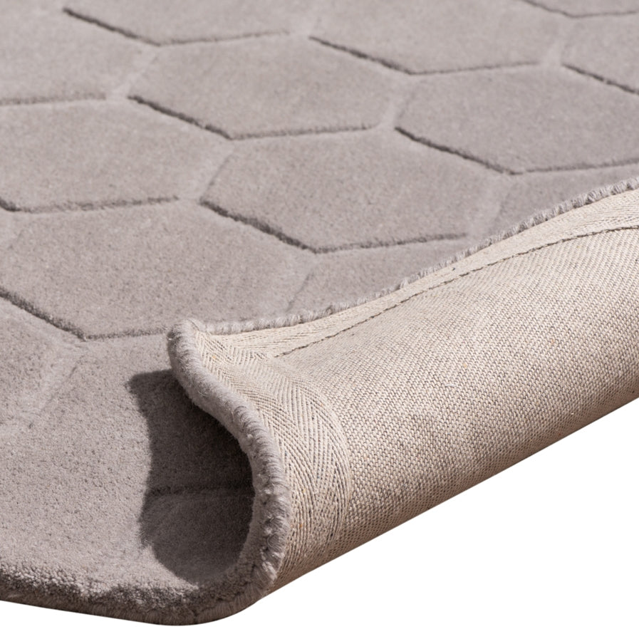 Alveare Silver Rug