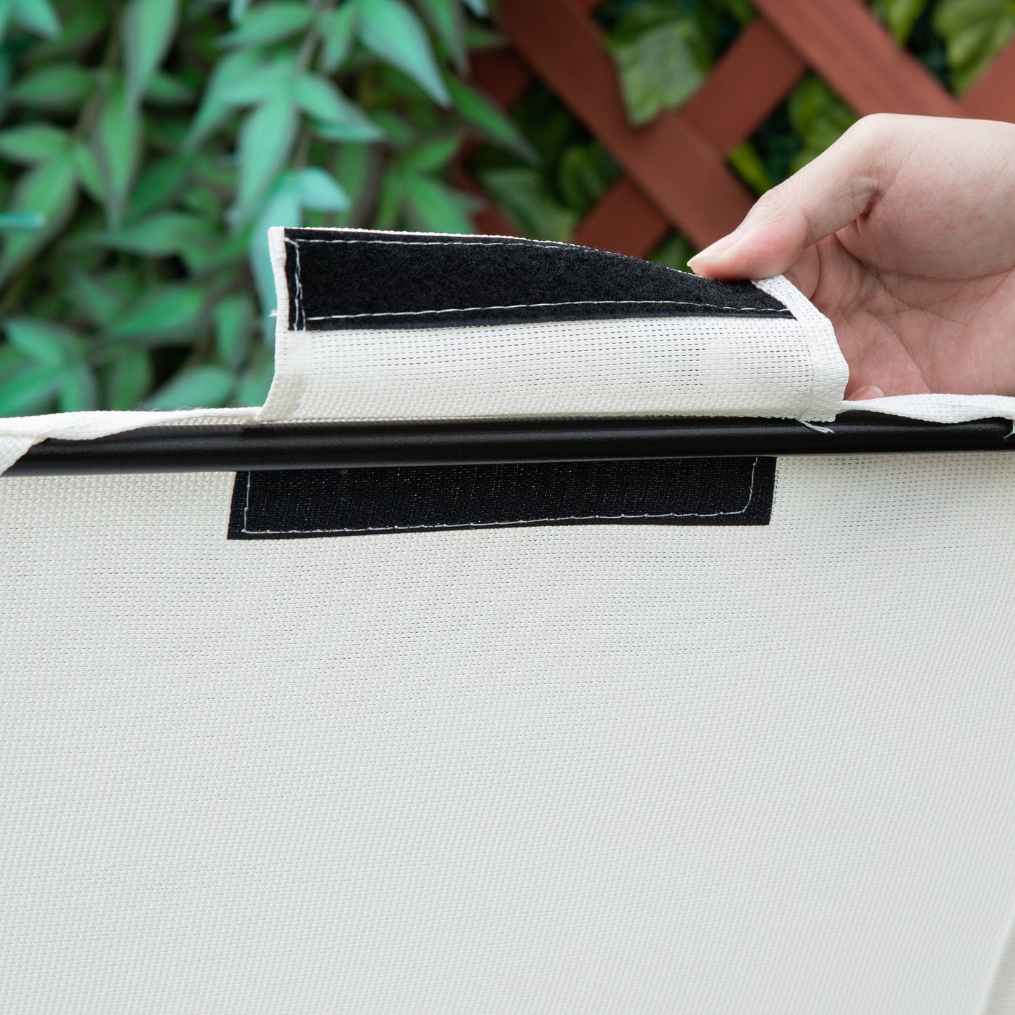 Zero Gravity Chair Adjustable Patio Lounge w/ Cup Holder White