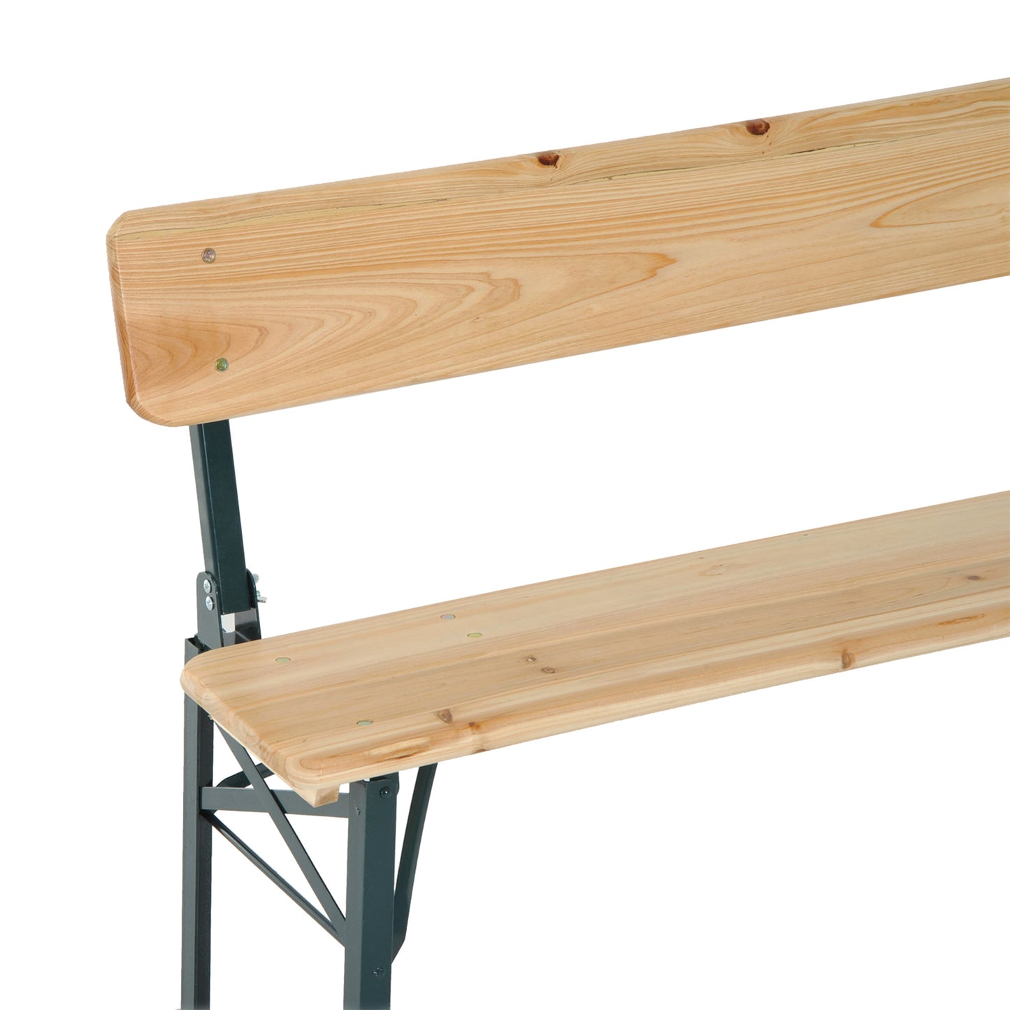 3PC Wooden Garden Picnic Set Patio Dining Table Bench Chair Party