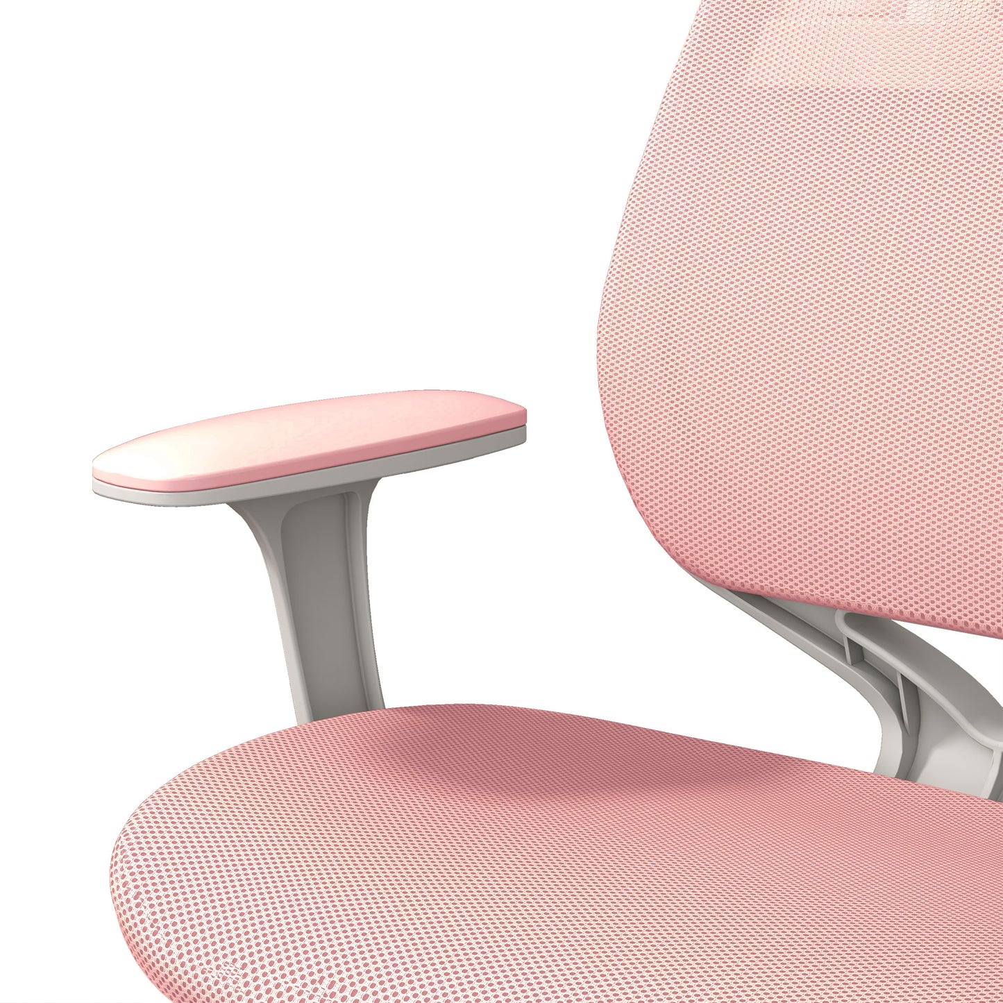 Office Chair, 360 Degree Swivel Desk Chair with Security Wheels, Pink