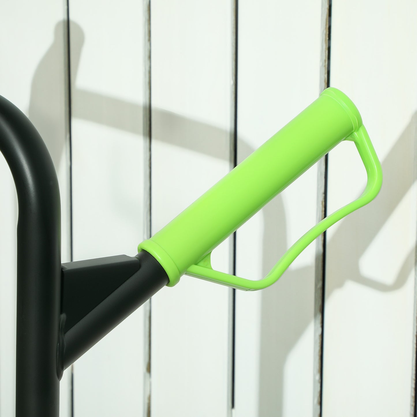 Trolley Hand Trucks 6-Wheels Foldable Load Cart Steel, Green