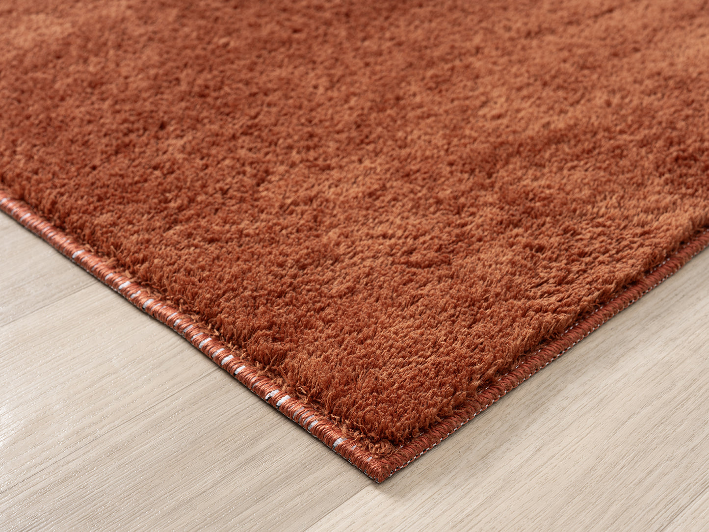 Comfy Washable Low Pile Living Room Area Rug - Anti-Slip Felt Backing - 12 Colours Available