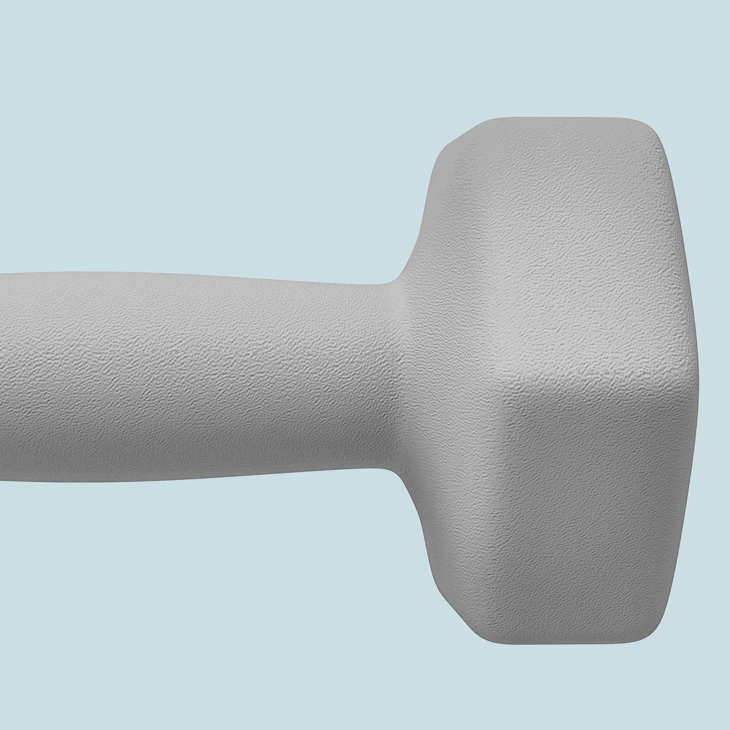 Set of 2 Hexagonal Dumbbells Weights Pair, 2 x 6kg, Grey