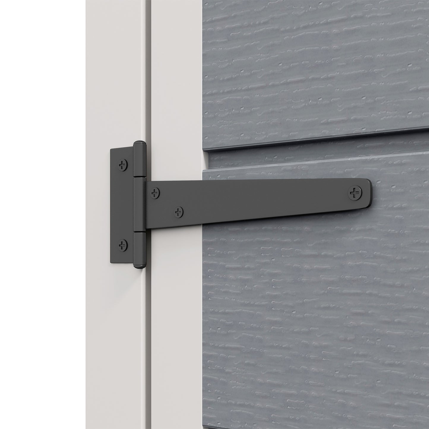 5' x 3' Garden Shed w/ Floor, Lockable Door, Window and Vent, Grey