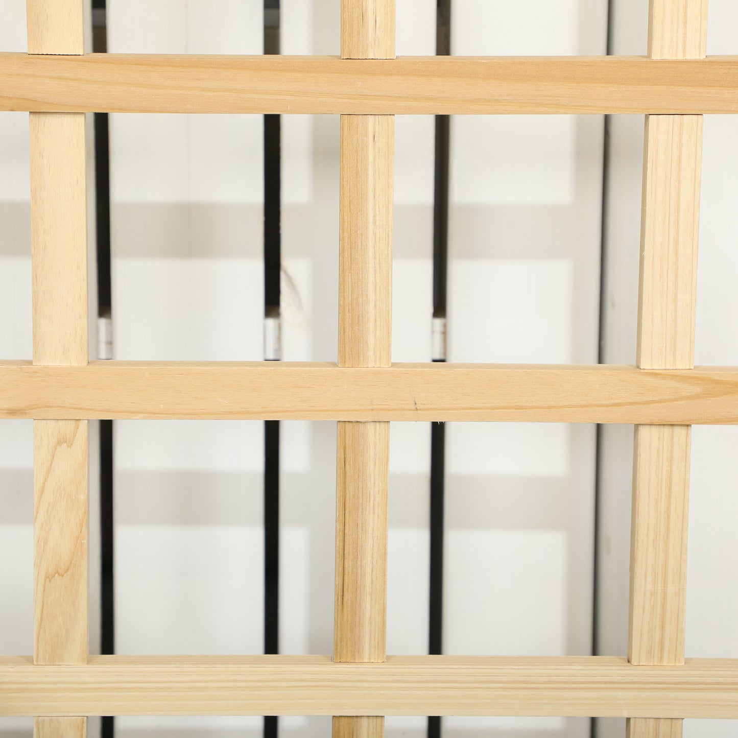 Wooden Garden Planters with Trellis for Vine Climbing Plants, Natural