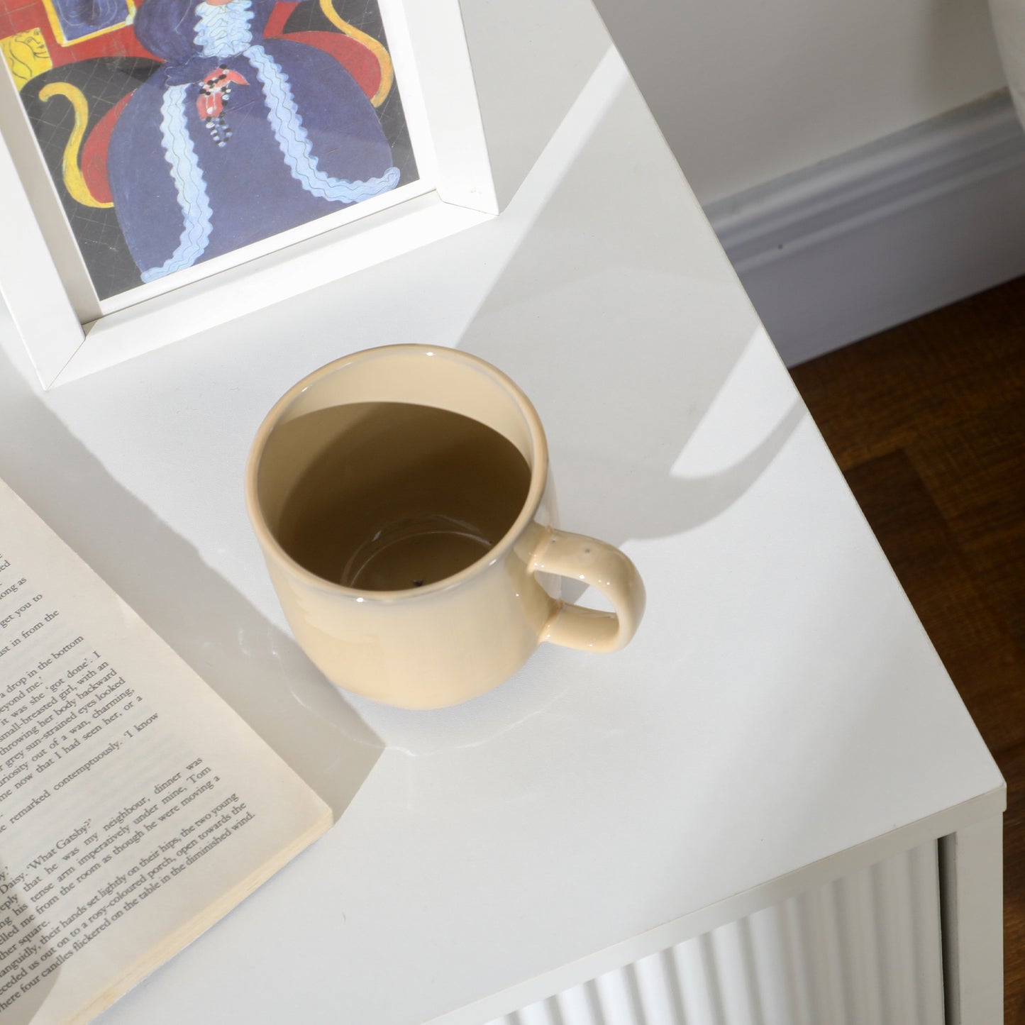 2 Drawer Dresser, Chest of Drawers Storage Cabinet, White