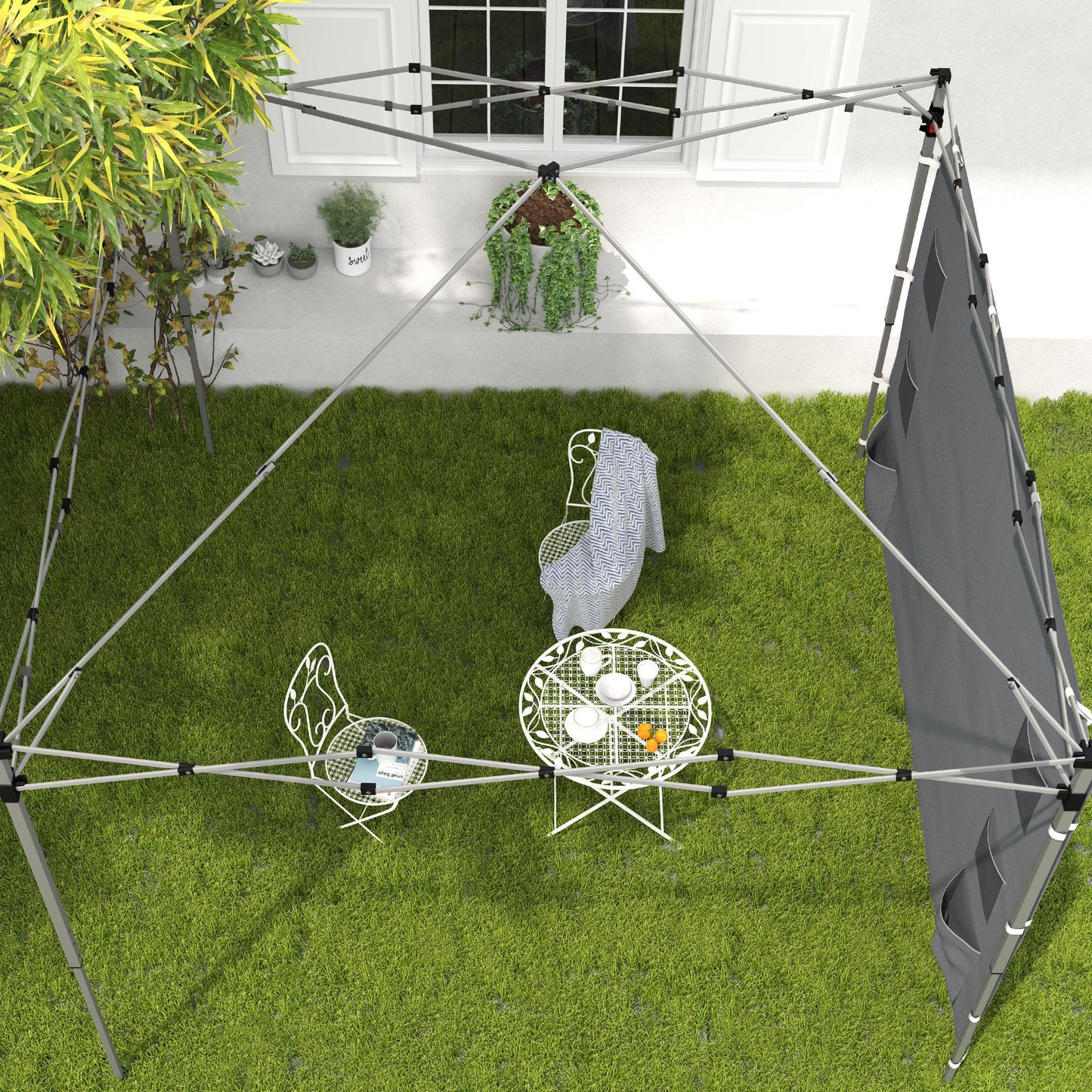 Side Panel for 3x3 m Pop Up Gazebos, 1 Pack Sidewall Only, Grey