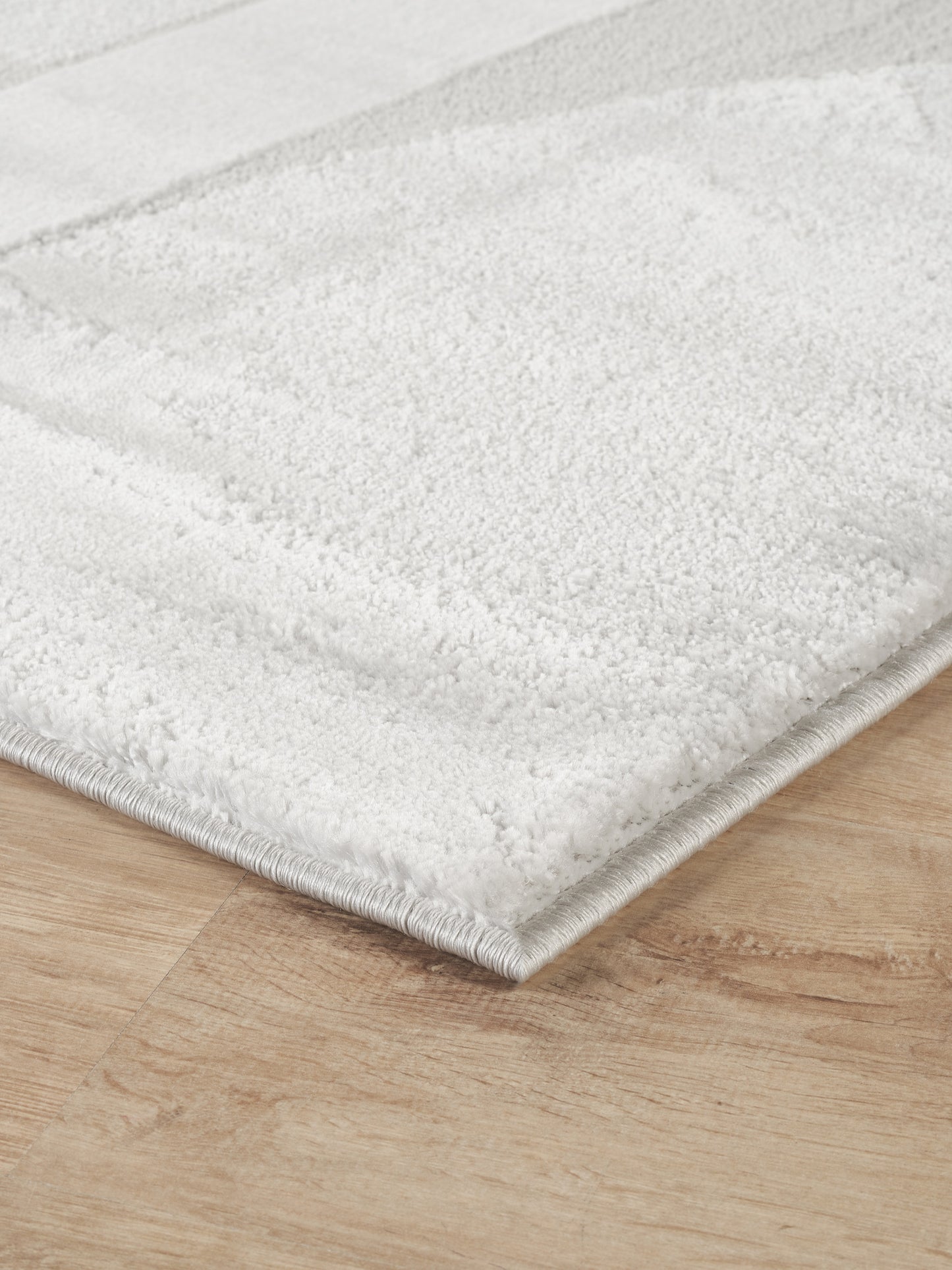 Hamilton Modern Sheen Area Rug - Abstract Motif Geometric Lines Design - 3 Colours Available