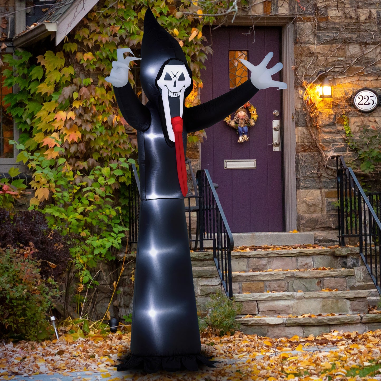 10 FT Grim Reaper Halloween Inflatable for Indoor, Outdoor Party