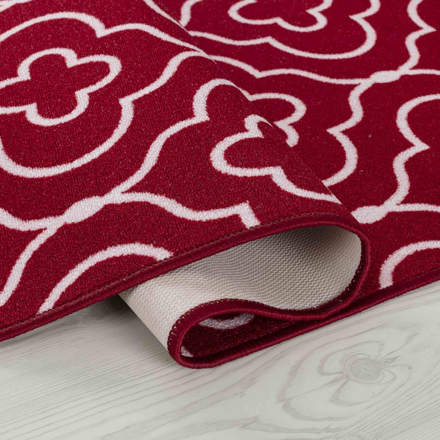 Havana Anti-Slip Quatrefoil Design Doormat – Machine Washable for Easy Care - 6 Colours Available