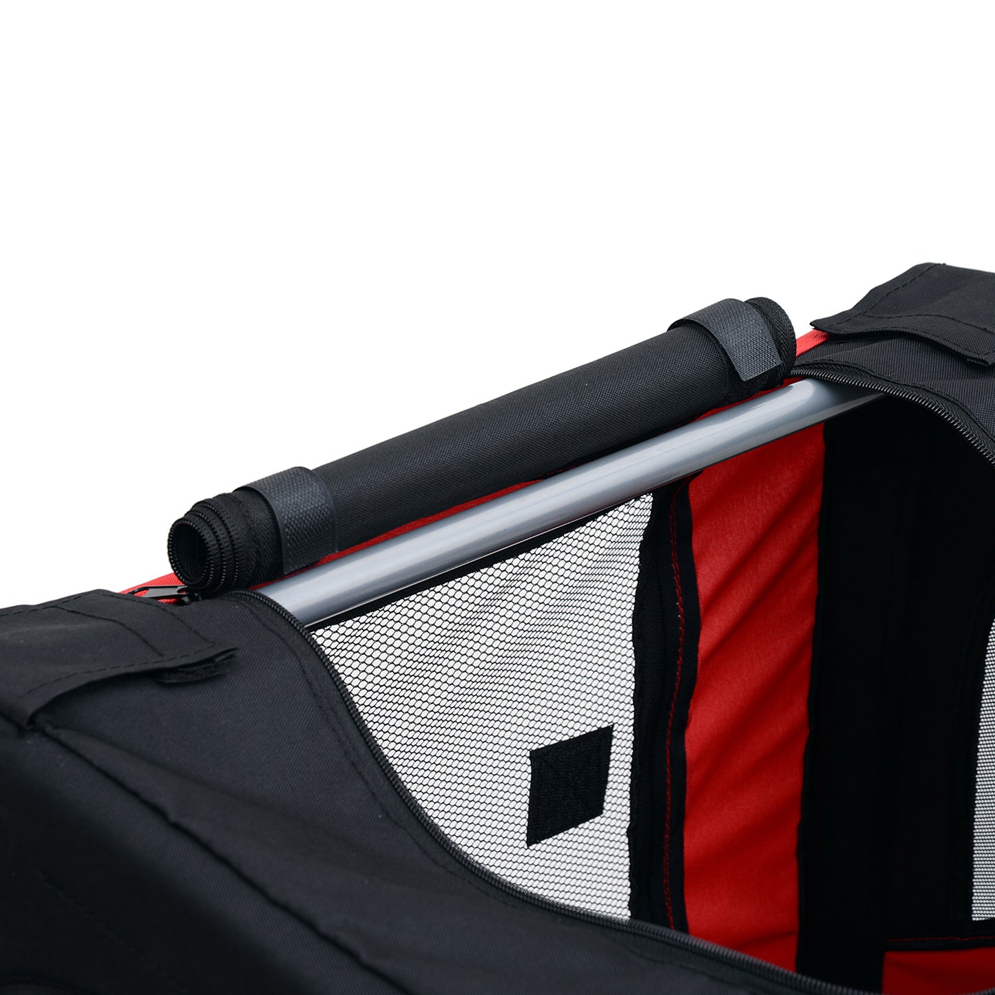 Pet Bicycle Trailer Dog Cat Bike Carrier Water Resistant Red Outdoor