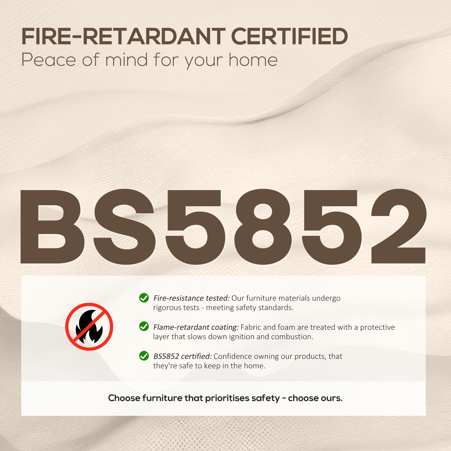 Small Sofa, Loveseat Sofa for Bedroom, Home Office, Light Brown