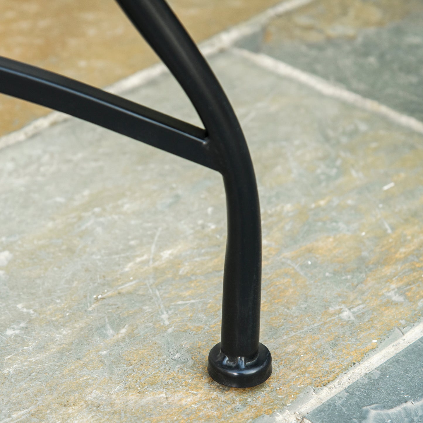 Mosaic Side Table Bistro Coffee Table for Garden Patio Balcony Grey