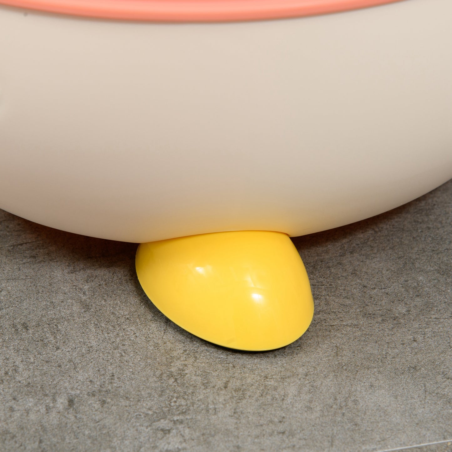 Baby Potty Training Toilet, Toddler Toilet Seat with Splash Guard, Backrest, Anti-Tip Feet, Side Handles, Easy to Clean, Portable Travel Potty for Boys and Girls 6 to 36 Months, Fox Shape