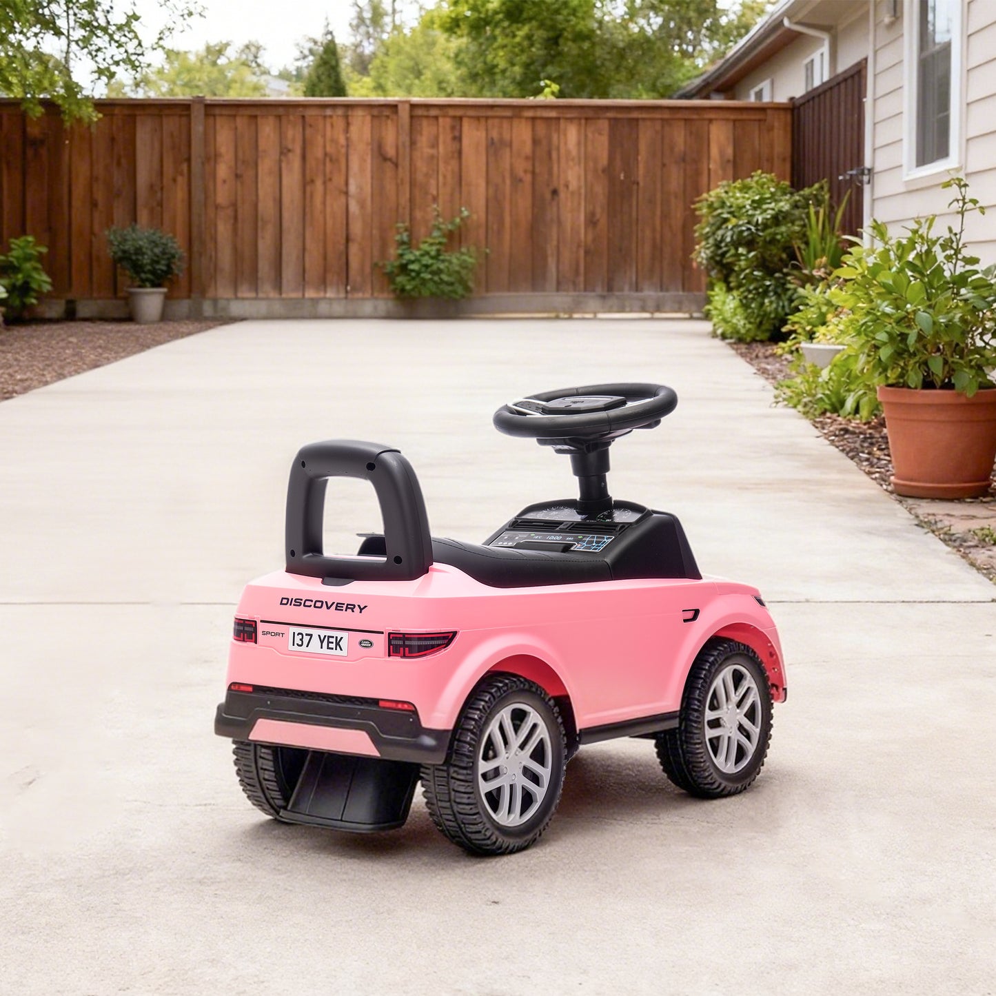 Land Rover Licensed Ride on Car for Toddlers 18-36 Months, Pink