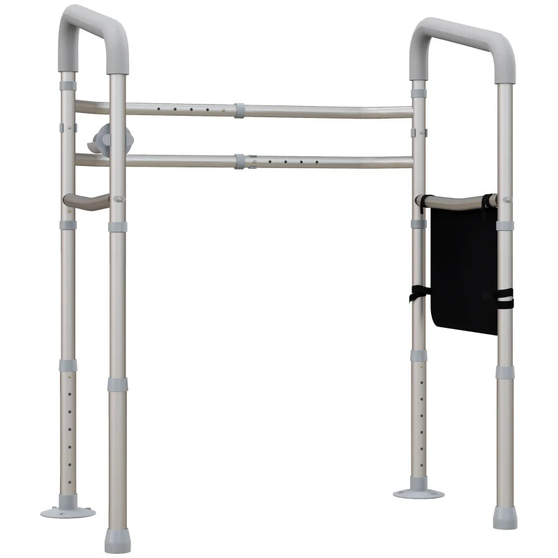 Free Standing Toilet Rail Frame, Height and Width Adjustable