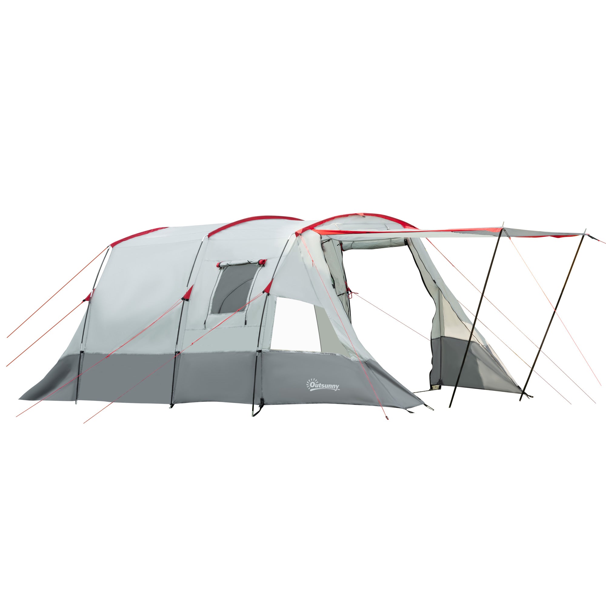 6 man tunnel tent 6-8 Person Tent, Camping with Bedroom, Living Room, Sewn-i – QuidsIn Superstore Color:Orange Camo gorilla Hyperlite Mountain Gear Southwest