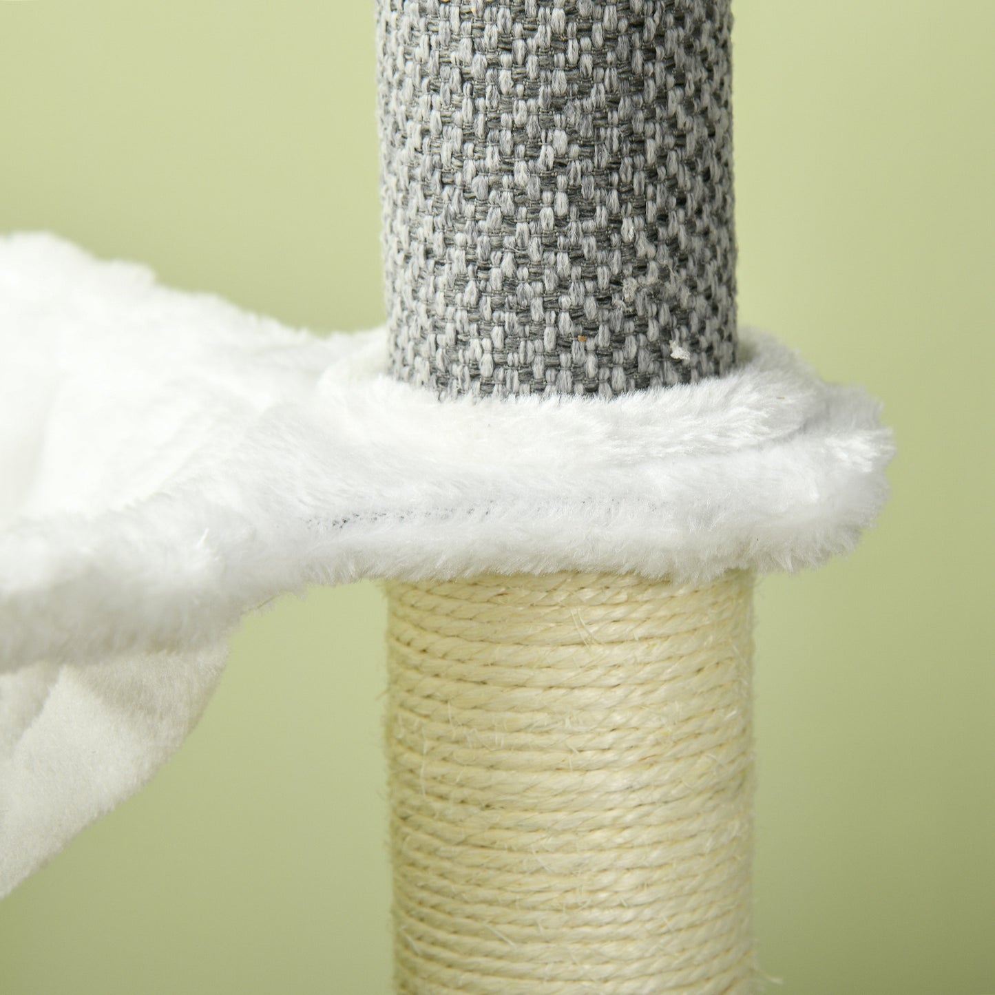 Cat Tree for Indoor Cats, Cat Tower with Scratching Posts, Multi-level Kitten Climbing Tower, 124cm