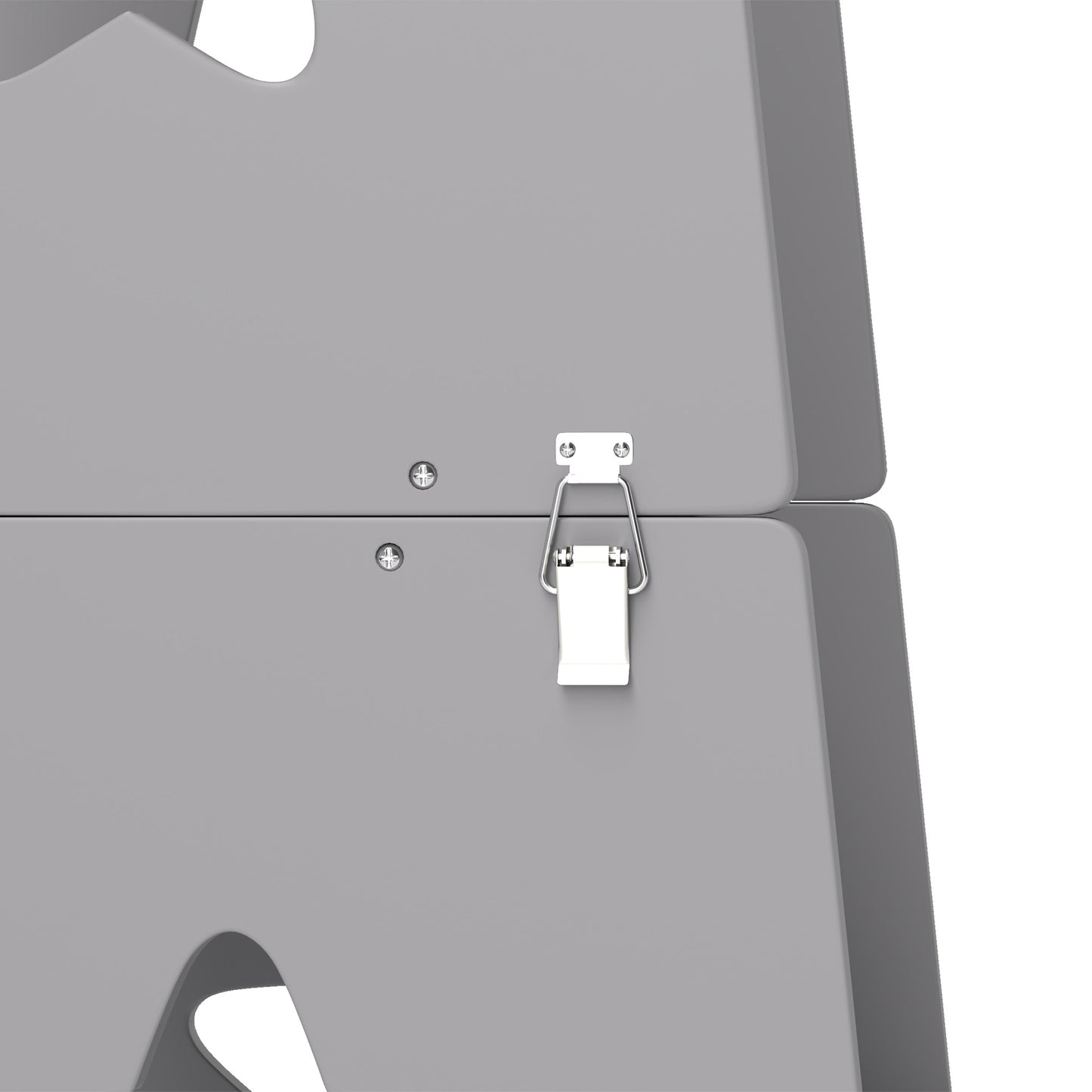 2-in-1 Toddler Step Stool with Safety Rail for Kitchen, Grey