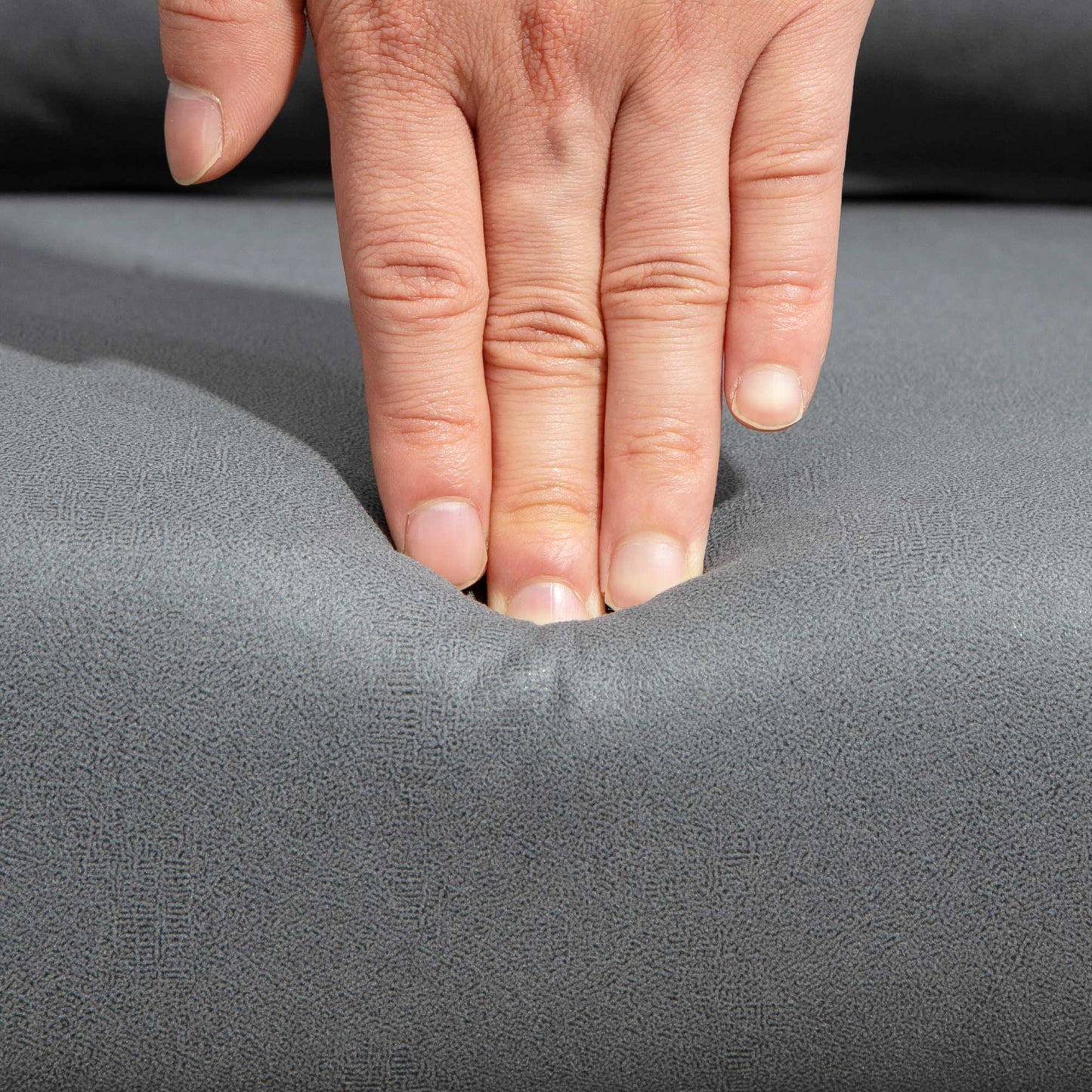 Stylish Retro Swivel Tub Chair Steel Frame Cushion Seat Dark Grey