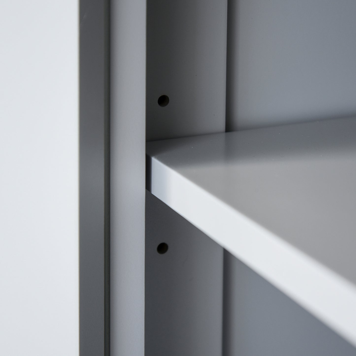Freestanding Kitchen Storage Cabinet with Drawers and Shelves, Grey