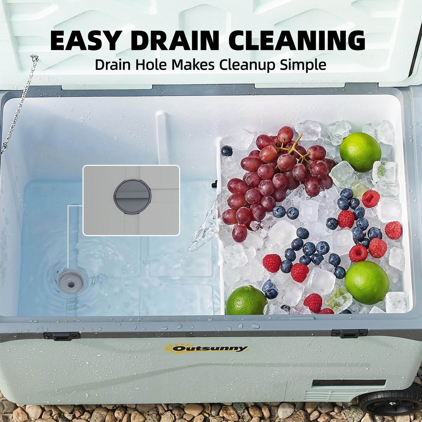 Compressor Car Fridge Freezer, Camping Refrigerator w/ App Control