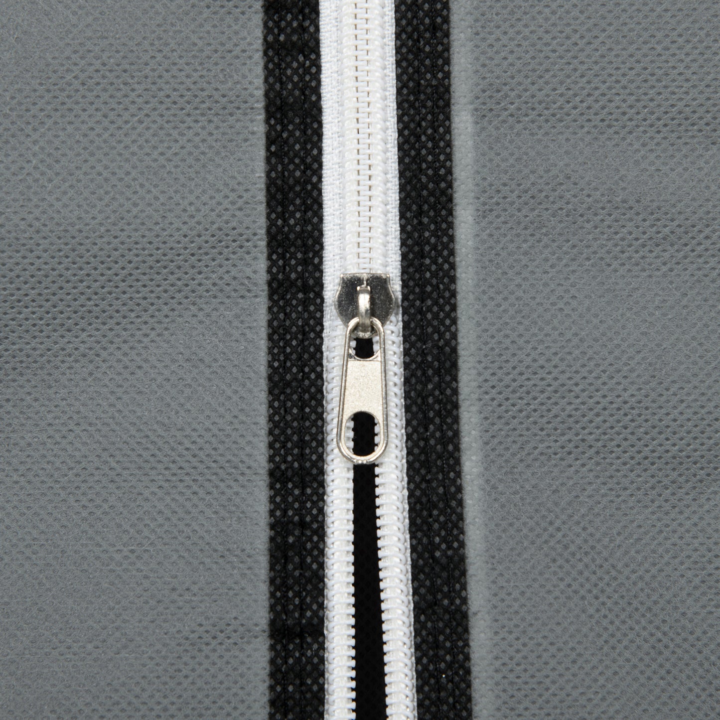 Fabric Portable Wardrobe with 2 Fabric Drawers, Hanging Rail, Grey