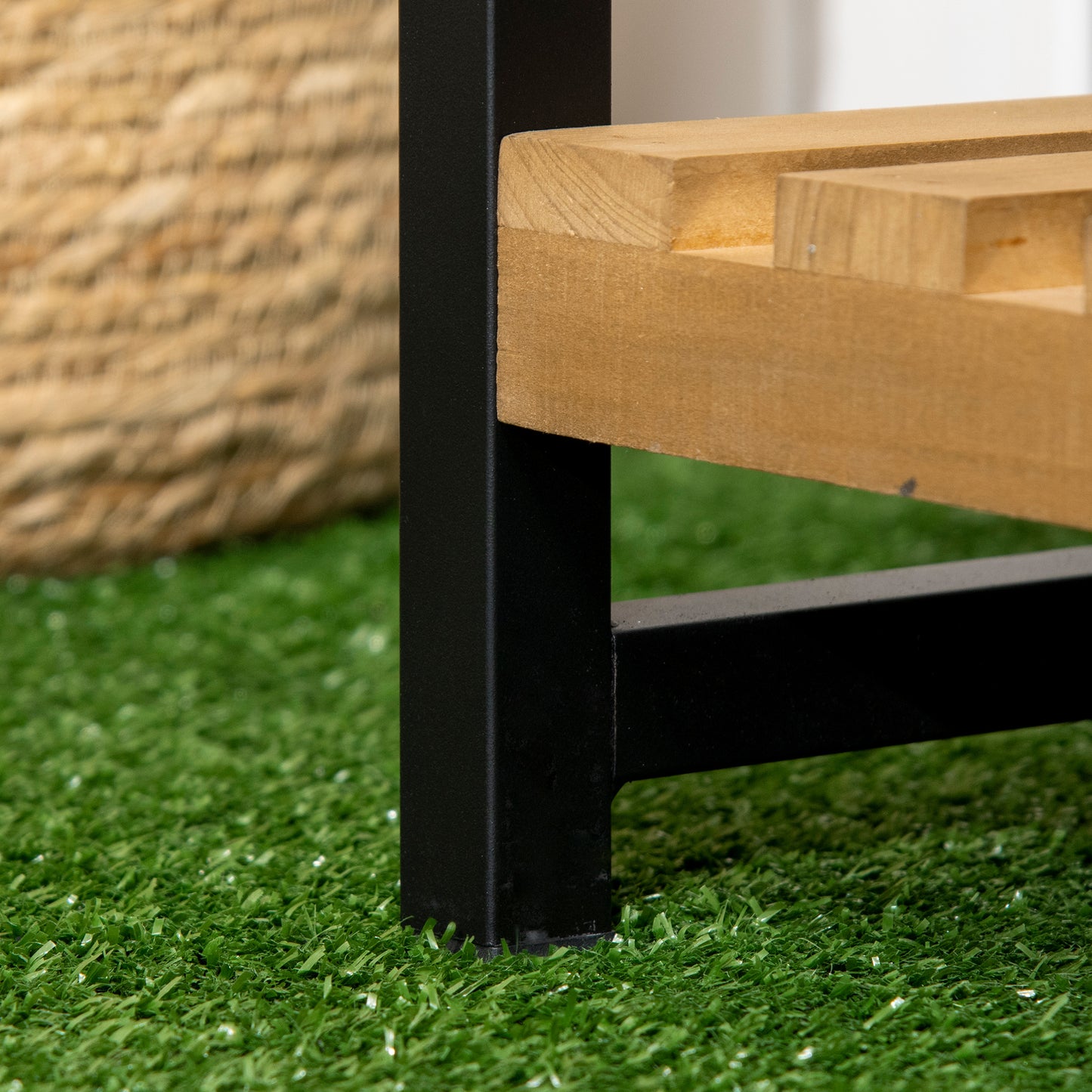 3 Tiered Plant Stand Rack with Hanging Hooks for Indoor Outdoor