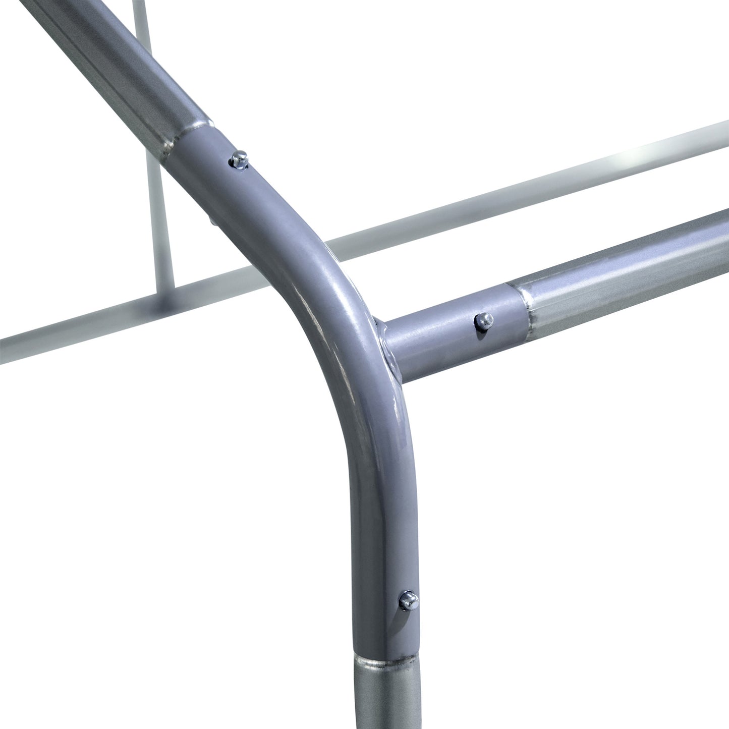 Rabbit Cage with Water Bottle, Wheels, Plastic Slide-Out Tray - Dark Grey