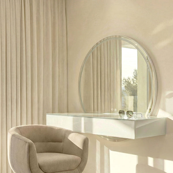 Alba Dressing Table With Illuminated Mirror