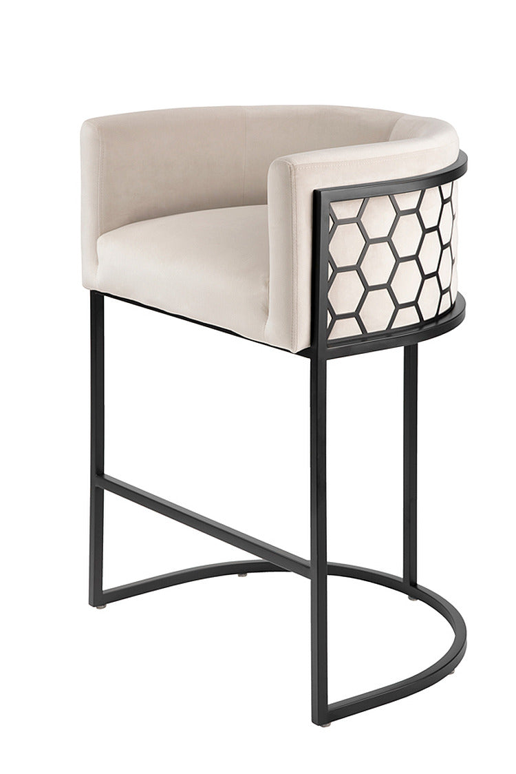 Alveare Counter Stool Black - Chalk