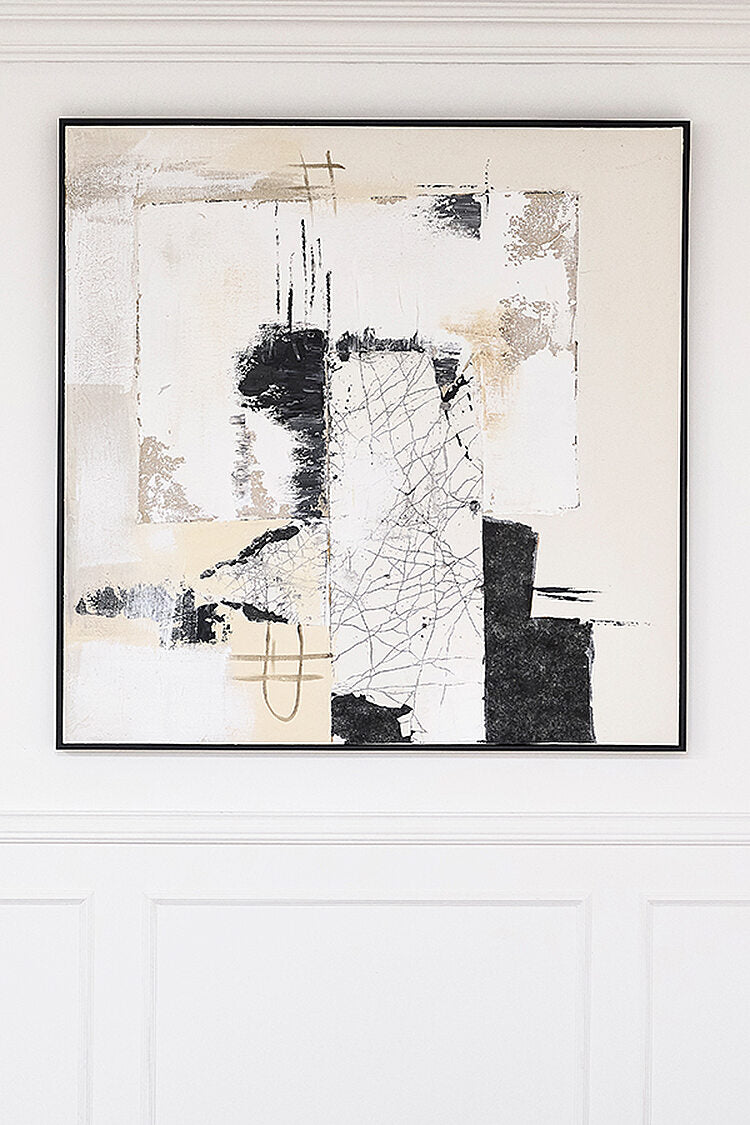 Improvison - Hand-Painted Wall Art