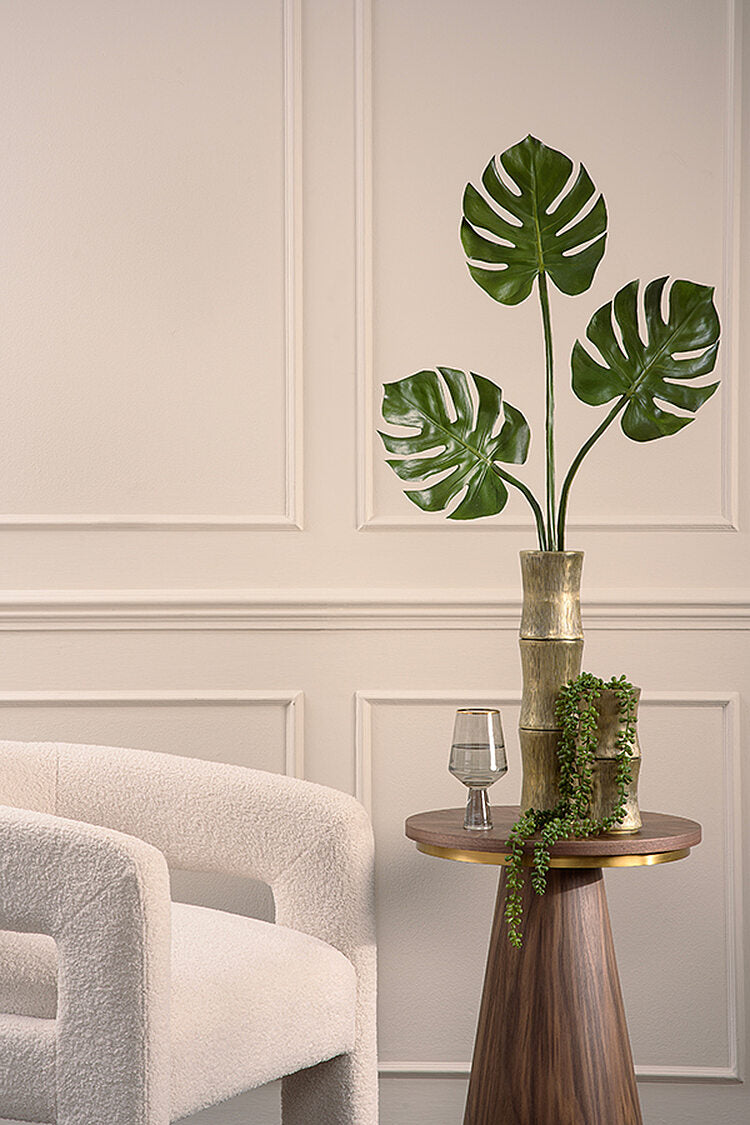 Artificial Large Cheese Plant Leaf